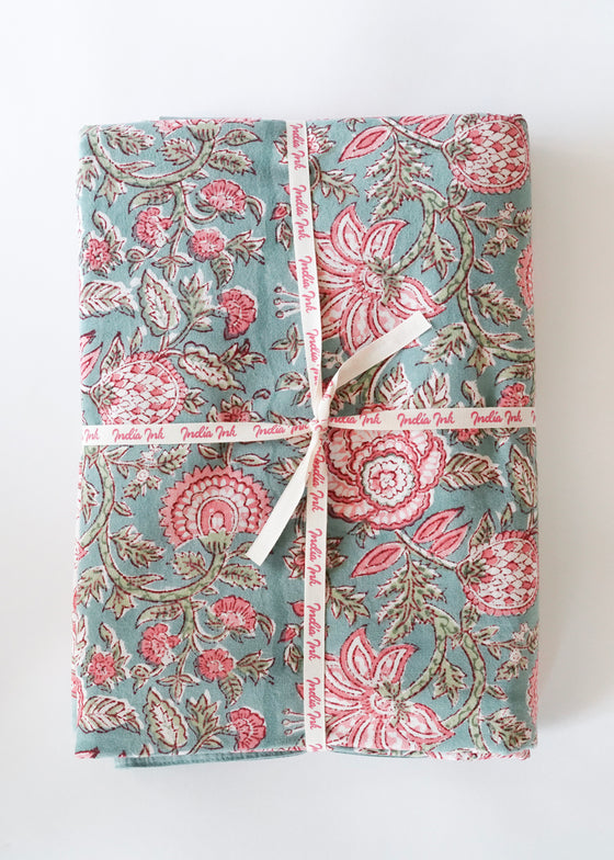 TABLECLOTH ROSY SLATE