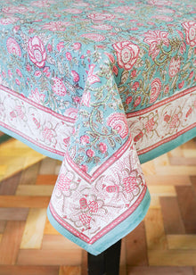  TABLECLOTH ROSY SLATE