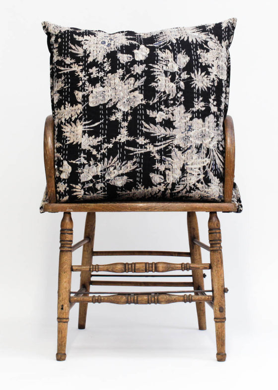 BLACK FRENCH TOILE 60x60