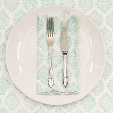  SCALLOPED NAPKIN EMPIRE AQUA