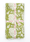 PILLOWCASE CONTRAST WALLFLOWER EMPIRE GREEN