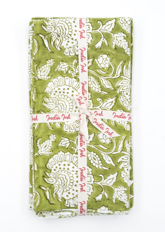 PILLOWCASE CONTRAST WALLFLOWER EMPIRE GREEN