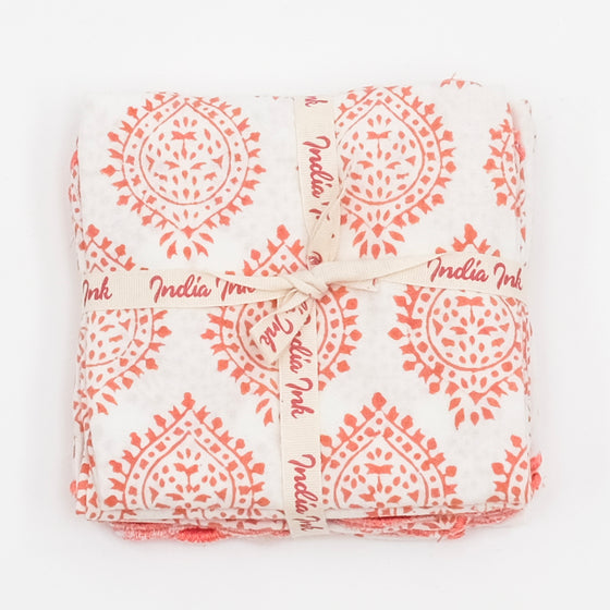 SCALLOPED NAPKIN EMPIRE TERRACOTTA