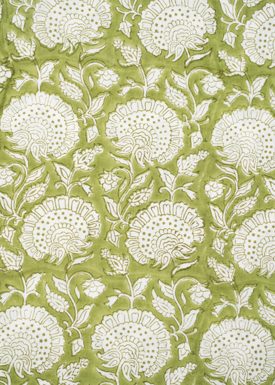 PILLOWCASE CONTRAST WALLFLOWER EMPIRE GREEN