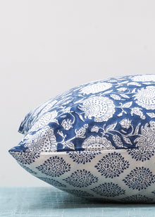  PILLOWCASE CONTRAST WALLFLOWER EMPIRE BLUE