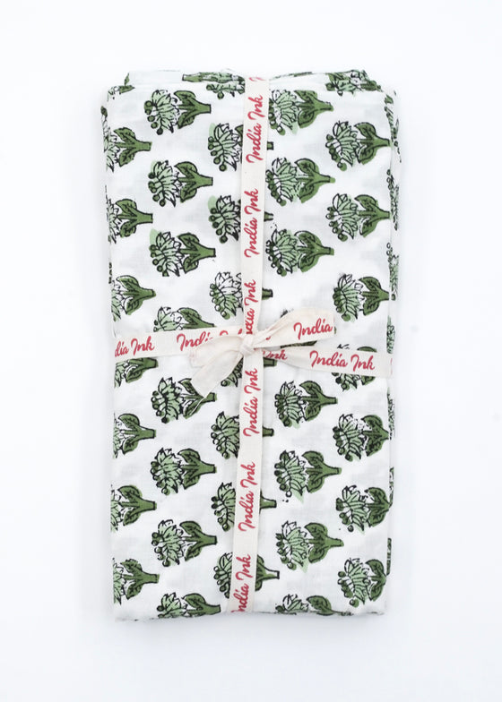 PILLOWCASE DAISY BUTI GREEN