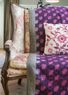 KANTHA VINTAGE SUGAR PLUM - India Ink Home Decor