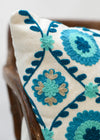 SUZANI WOOL AQUA/TEAL 40x60