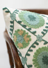 SUZANI WOOL SUNDAR BREEZE 40X60 - India Ink Home Decor