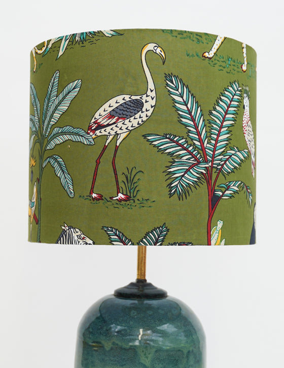 SHADE SAFARI FOREST CLASSIC DRUM M - India Ink Home Decor