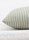 PILLOWCASE PAINTED STRIPE SAGE