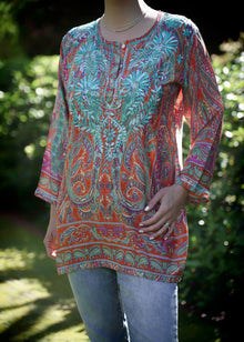  SOHO PINK PAISLEY - India Ink Home Decor
