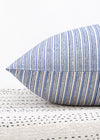PILLOWCASE PAINTED STRIPE BLUE