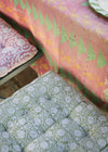 ROSY BUTI GREEN - India Ink Home Decor
