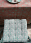 ROSY BUTI AQUA - India Ink Home Decor