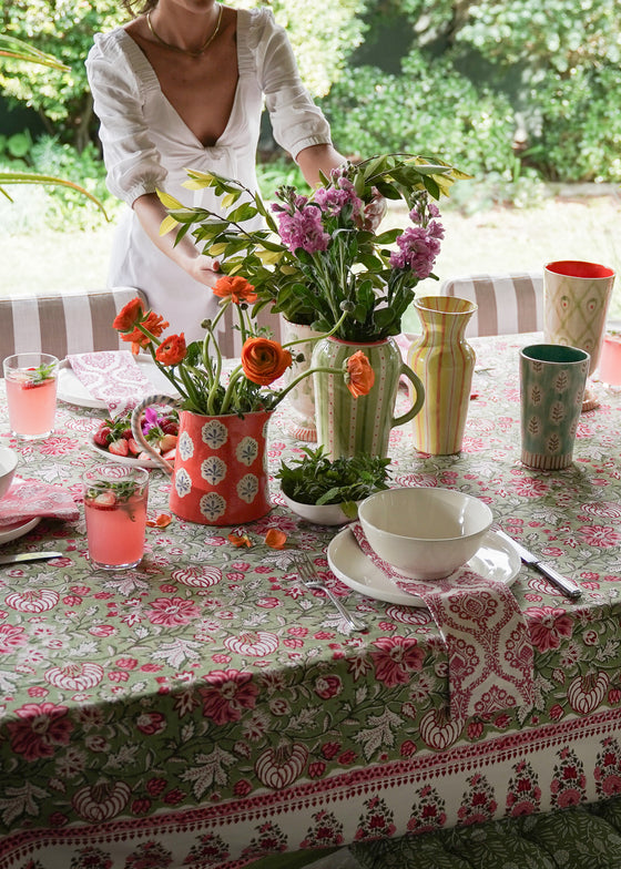 TABLECLOTH HONEY BUNCH GREEN