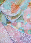 KANTHA VINTAGE TANGERINE FOREST - India Ink Home Decor