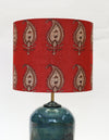 TERRACOTTA PAISLEY DRUM M - India Ink Home Decor