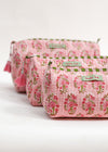 TOILETRY BAG PINK PALACE - India Ink Home Decor