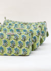 TOILETRY BAG WILD DRIFT GREEN - India Ink Home Decor