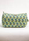 TOILETRY BAG WILD DRIFT GREEN - India Ink Home Decor