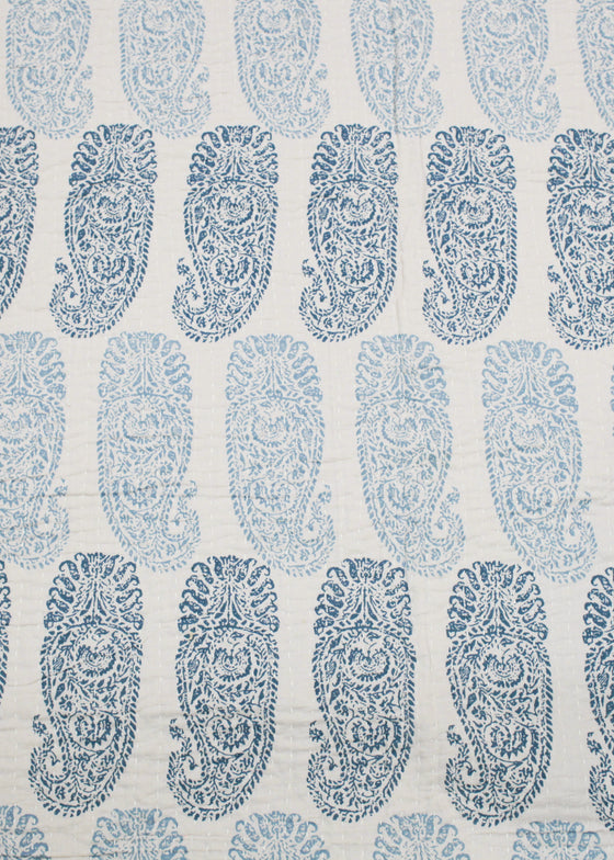 TONAL PAISLEY BLUE