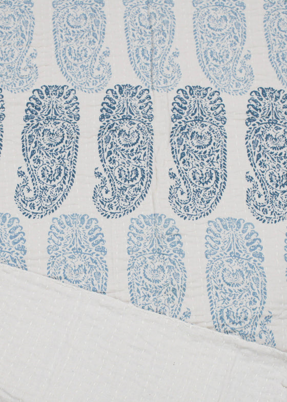 TONAL PAISLEY BLUE
