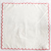 SCALLOPED NAPKIN CERISE