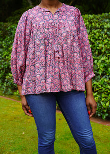  TOP PAISLEY PINK