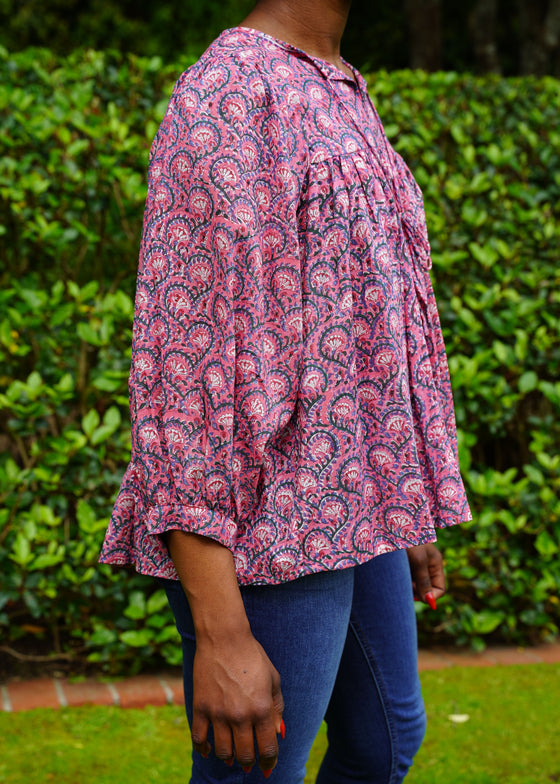 TOP PAISLEY PINK