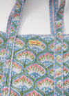 TOTE BAG MISTY BLOSSOM - India Ink Home Decor