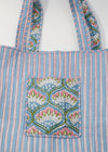 TOTE BAG MISTY BLOSSOM - India Ink Home Decor