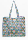 TOTE BAG MISTY BLOSSOM - India Ink Home Decor