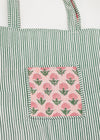 TOTE BAG PETAL GROVE - India Ink Home Decor