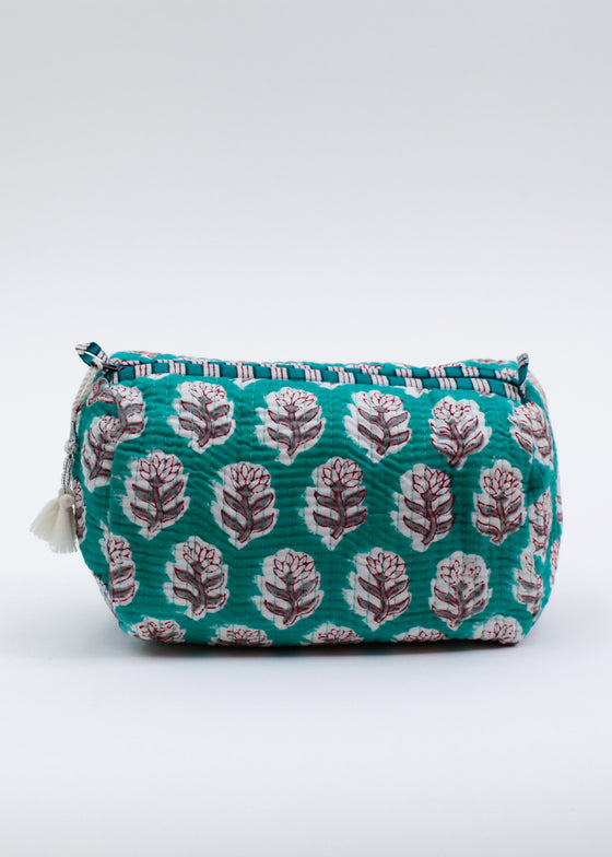 TOILETRY BAG TURQ TULIP