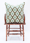 TWO TONE FULLARD MISTY GREEN 60X60