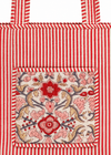 TOTE MEDALLION BLOOM - India Ink Home Decor
