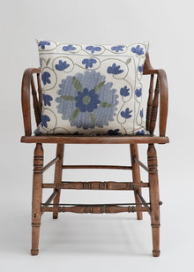  SUZANI BLUE FLOWER 40x35