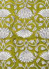 TABLECLOTH FLORAL LOTUS OLIVE