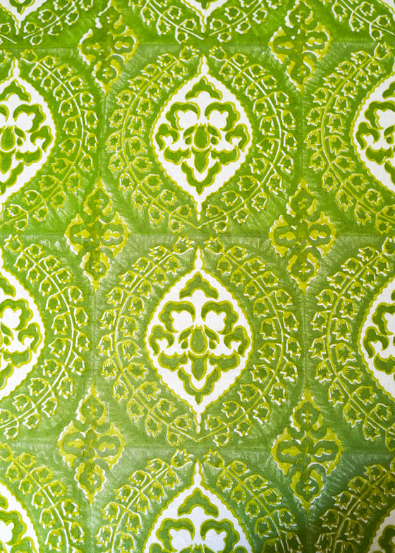 TABLECLOTH MEDALLION GREEN