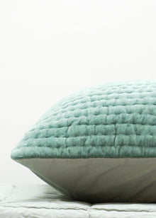  VELVET PILLOWCASE AQUARMINE SET