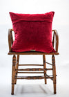 VELVET ENCHANTED PAISLEY BERRY 50x50