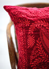 VELVET ENCHANTED PAISLEY BERRY 50x50