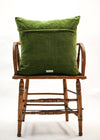VELVET ENCHANTED PAISLEY MOSS 50x50