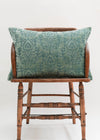 CUSHION VELVET GARDEN AQUA 40X60