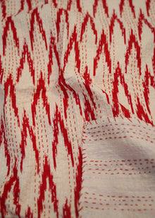  KANTHA VOGUE IKAT RED