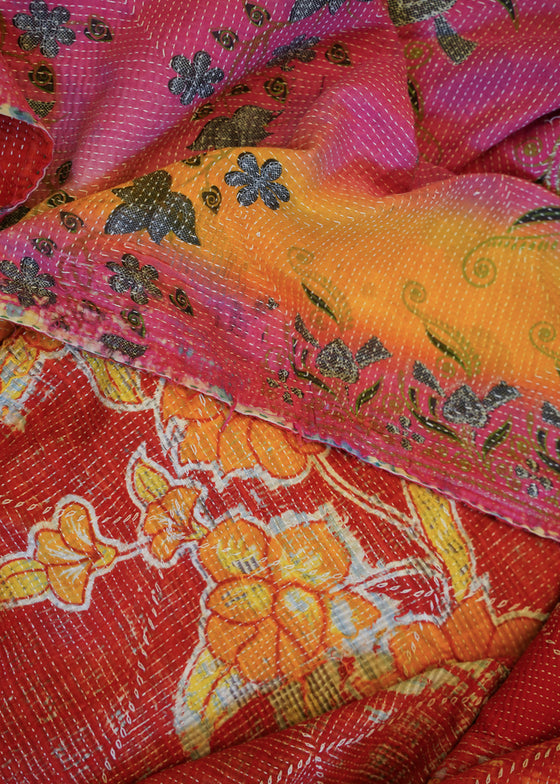 KANTHA VINTAGE PINK CITY