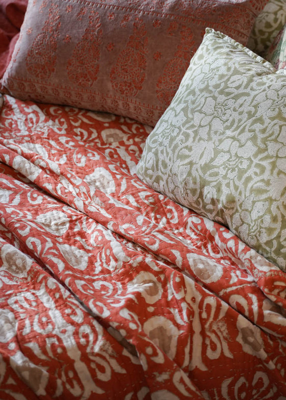 TIBET IKAT RUST