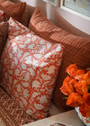VELVET PILLOWCASE TERRACOTTA SET