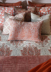 CUSHION VELVET TABET ROSEWOOD 40X60